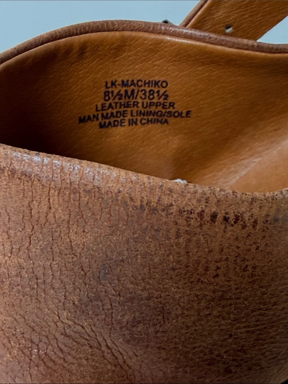 Lucky Brand Brown Leather Slingback Booties